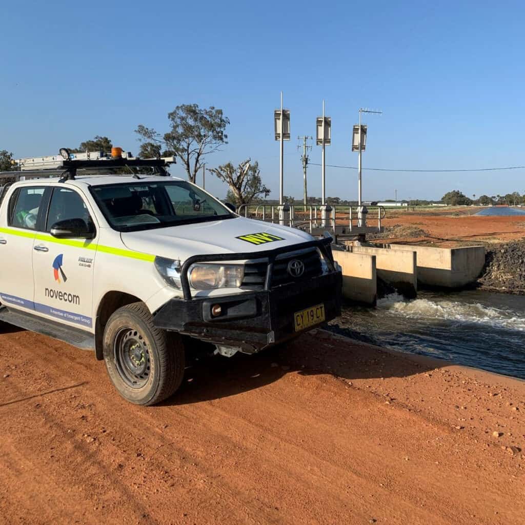 Novecom telemetry network at Narromine