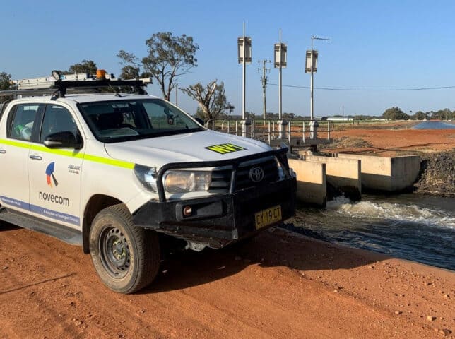 Novecom telemetry network at Narromine