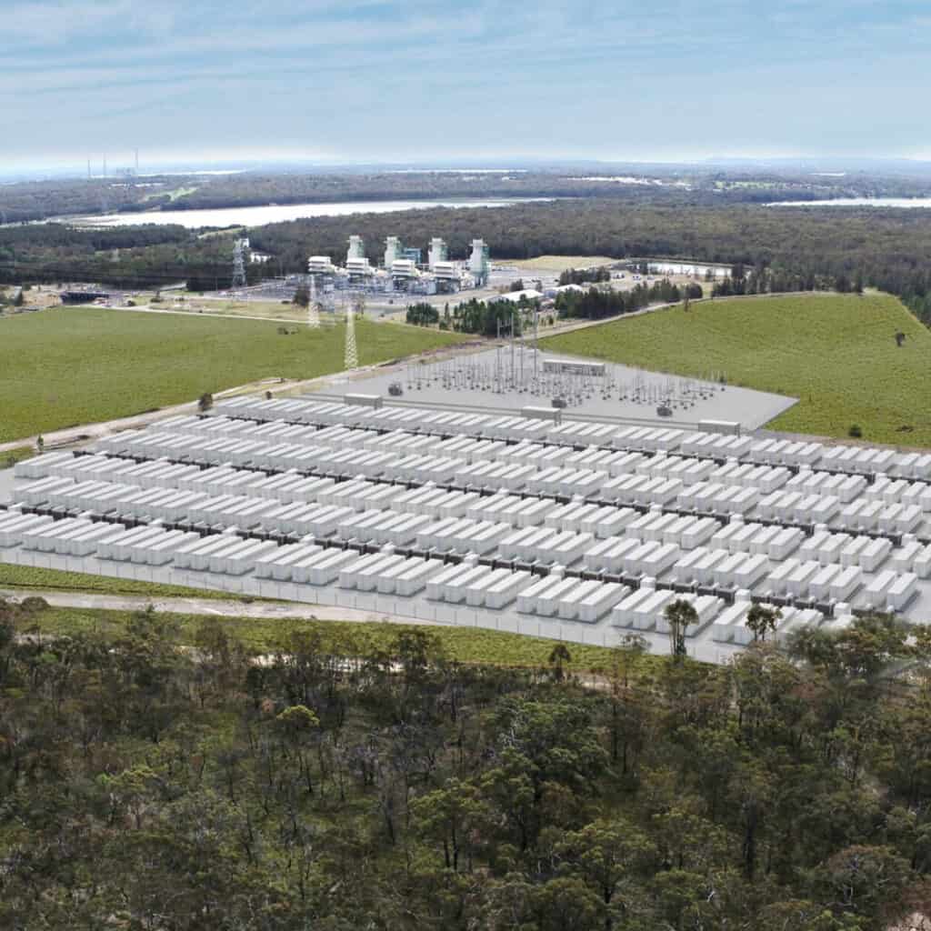 Waratah super battery (representation)