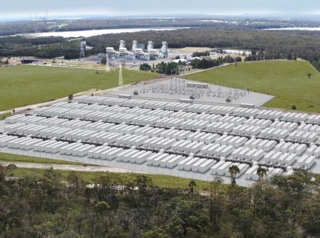 Waratah super battery (representation)