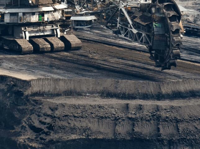 coal mining - structural and civil engineering concept