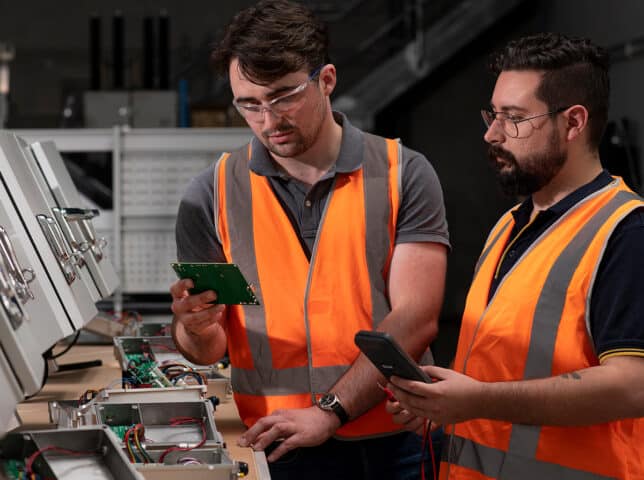 Sam and Bennett, two engineers at Novecom