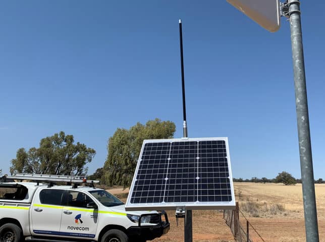 LoRa mesh installation at Narromine