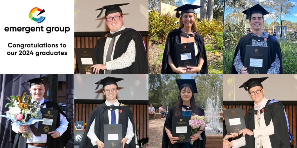 The 7 Emergent Group graduate students of 2024