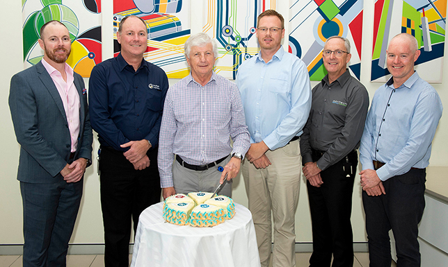 Larry and his fellow directors celebrate 30 years of Advitech in 2018